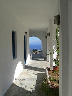 Hostel in Santorini