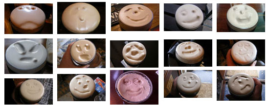 faces in pints
