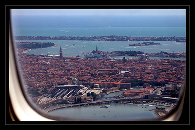 Flying from Milan to Venice