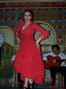 red flamenco