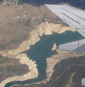 View of Madrid from the air
