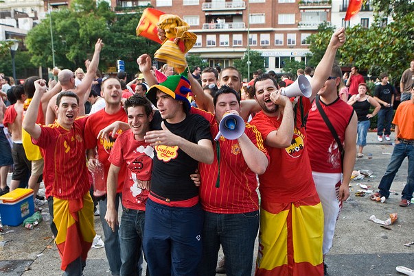 Spain WorldCup Celebrations in Madrid