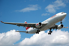 Swiss Air Takeoff